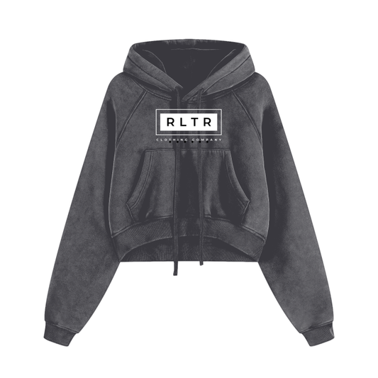 RLTR. Cropped Zip-Through Hoodie